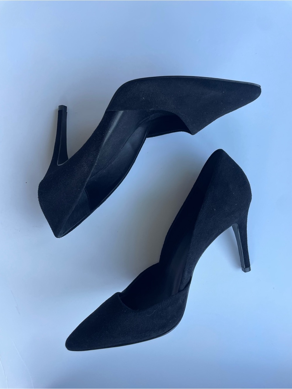 Trina Turk Black Pointed-Toe Stiletto Heels